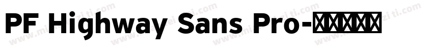 PF Highway Sans Pro字体转换